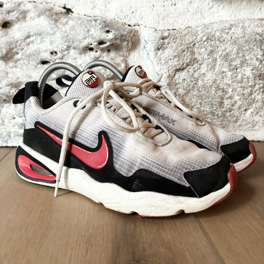 Nike Air Max Nova White Red Black Sneakers Shoes Kids Youth Boys Girls 5.5 5.5Y